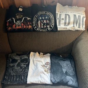 Harley Davidson Mens Shirts - Size Medium - Like New Condition